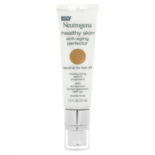 Neutrogena, Anti-Aging Perfector для здоровой кожи, SPF 20, от нейтрального до 40-го, 30 мл (1 жидк. Унция)