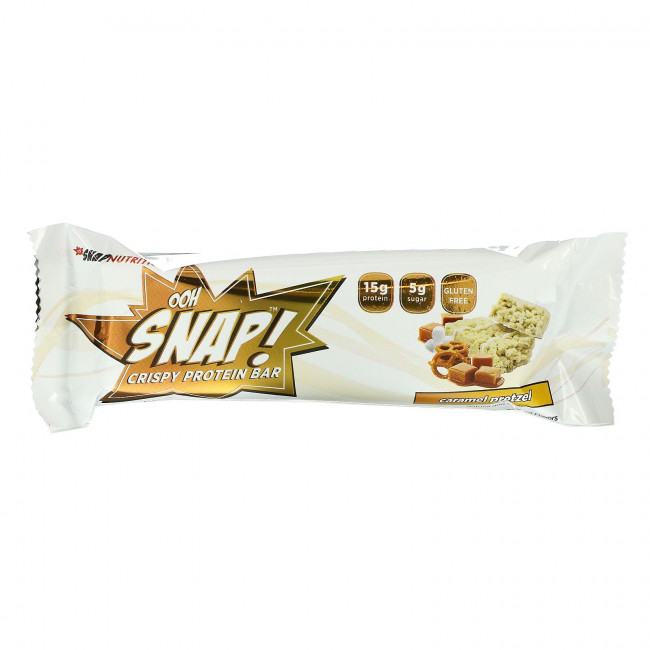 OOH Snap!, Crispy Protein Bar, карамельный крендель, 7 батончиков, 46 г (1,62 унции) OOH Snap!, Crispy Protein Bar, карамельный крендель, 7 батончиков, 46 г (1,62 унции)