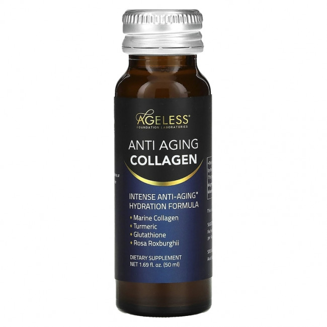 Ageless Foundation Laboratories, антивозрастной коллаген, 10 флаконов, по 50 мл (1,69 жидк. унции) Ageless Foundation Laboratories, антивозрастной коллаген, 10 флаконов, по 50 мл (1,69 жидк. унции)