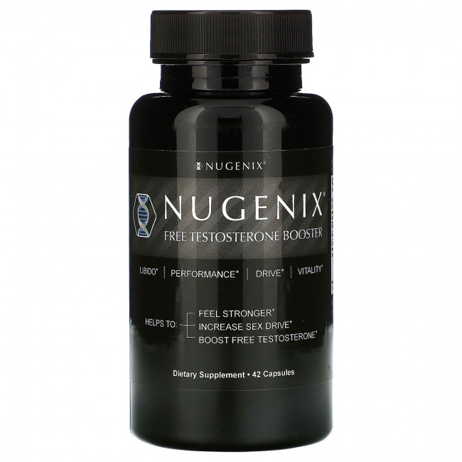 Nugenix, Добавка для повышения уровня тестостерона, 42 капсулы