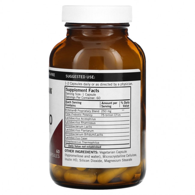 Kirkman Labs, Super Pro-Bio, 60 капсул