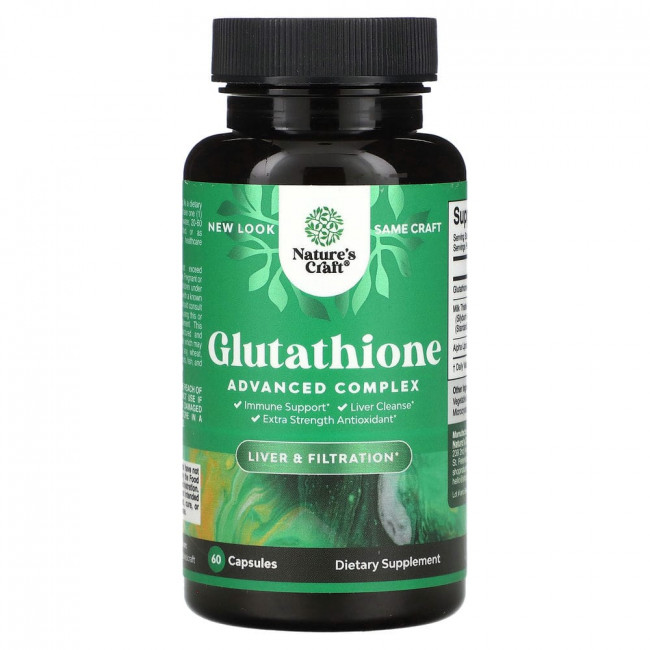 Nature's Craft, Glutathione, Advanced Complex, 60 Capsules