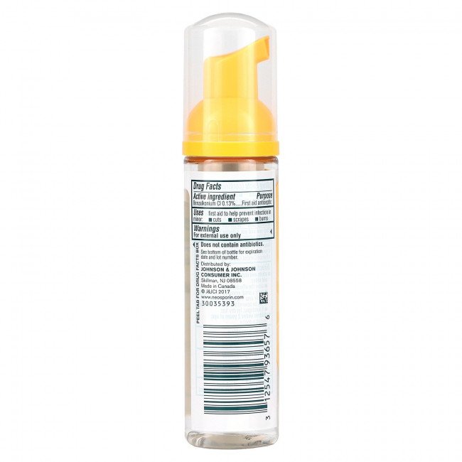 Neosporin, Антисептическая пенка для первой помощи детям от 2 лет, 68 мл (2,3 жидк. унции) Neosporin, Антисептическая пенка для первой помощи детям от 2 лет, 68 мл (2,3 жидк. унции)