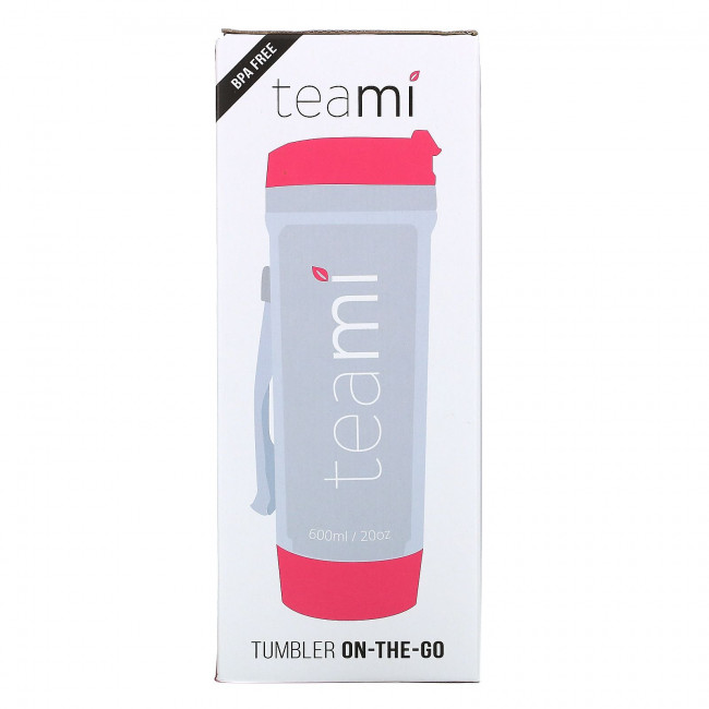 Teami, Стакан On-the-Go, розовый, 20 унций (600 мл)