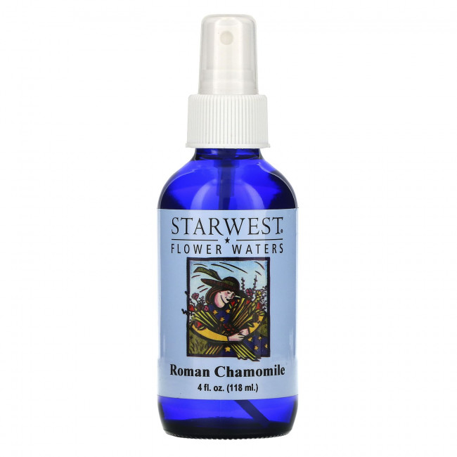 Starwest Botanicals, Flower Waters, Римская ромашка, 118 мл (4 fl oz) Starwest Botanicals, Flower Waters, Римская ромашка, 118 мл (4 fl oz)