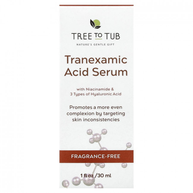 Сыворотка с транексамовой кислотой Tree To Tub, без отдушек, 30 мл (1 жидкая унция)