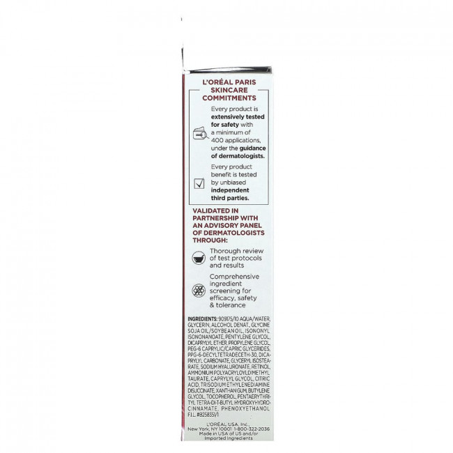 L'Oréal, Revitalift Derm Intensives, ночная сыворотка с чистым ретинолом, без отдушек, 30 мл (1 жидк. Унция)