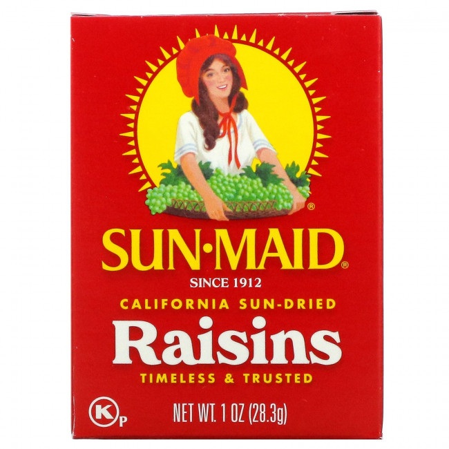 Sun-Maid, Калифорнийский сушеный на солнце изюм, 6 коробок по 28,3 г (1 унция) Sun-Maid, Калифорнийский сушеный на солнце изюм, 6 коробок по 28,3 г (1 унция)