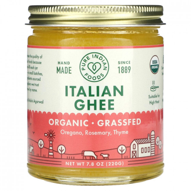 Pure Indian Foods, Italian Ghee, 7.8 oz (220 g)