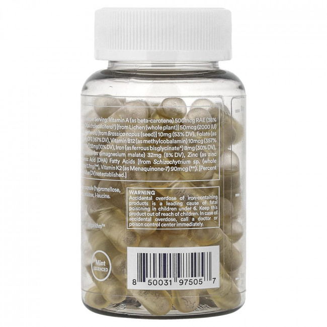 Ritual, Essential for Women, Postnatal Multivitamin, Mint, 60 Vegan Capsule.