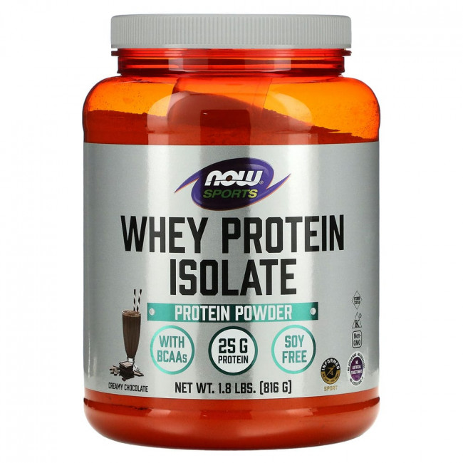 NOW Foods, Sports, изолят сывороточного протеина, сливочный шоколад, 816 г (1,8 фунта) NOW Foods, Sports, изолят сывороточного протеина, сливочный шоколад, 816 г (1,8 фунта)