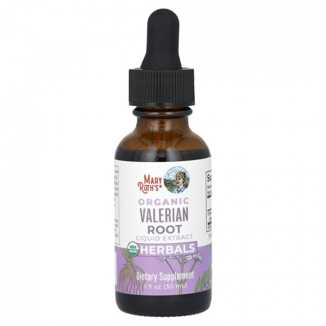 MaryRuth's, Organic Valerian Root Liquid Extract, Alcohol Free, 590 mg, 1 fl oz (30 ml)