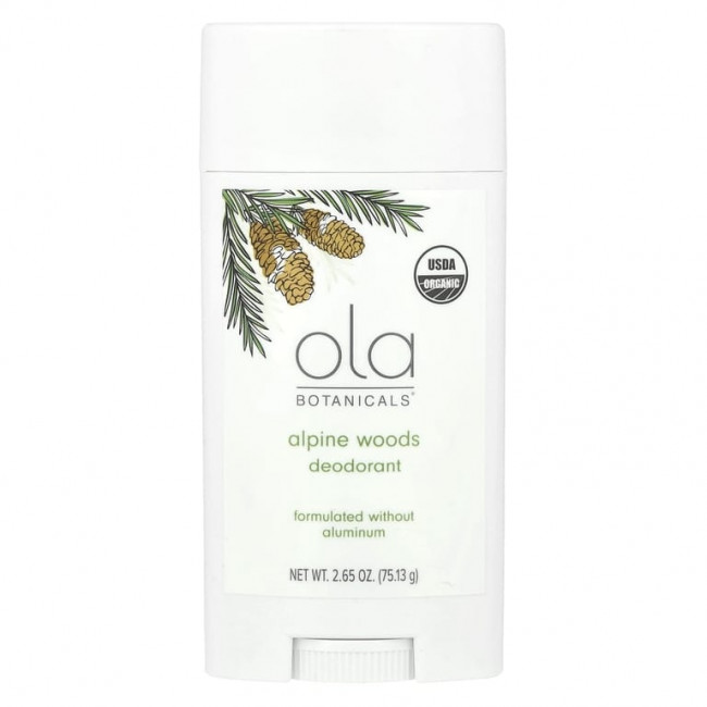 Dr. Mercola, Ola Botanicals®, дезодорант, альпийский лес, 75,13 г (2,65 унции) Dr. Mercola, Ola Botanicals®, дезодорант, альпийский лес, 75,13 г (2,65 унции)