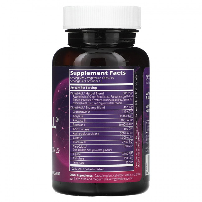 MRM Nutrition, Digest-All, 30 капсул