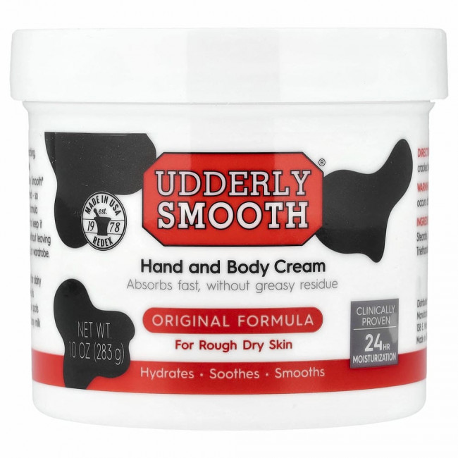 Udderly Smooth, увлажняющий крем для тела для ежедневного применения, оригинальная формула, 340 г (12 унций) Udderly Smooth, увлажняющий крем для тела для ежедневного применения, оригинальная формула, 340 г (12 унций)
