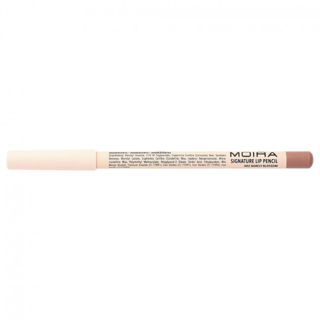 Карандаш для губ Moira Beauty Signature Lip Pencil, оттенок 002 Barely Blossom, 1,1 г (0,04 унции)