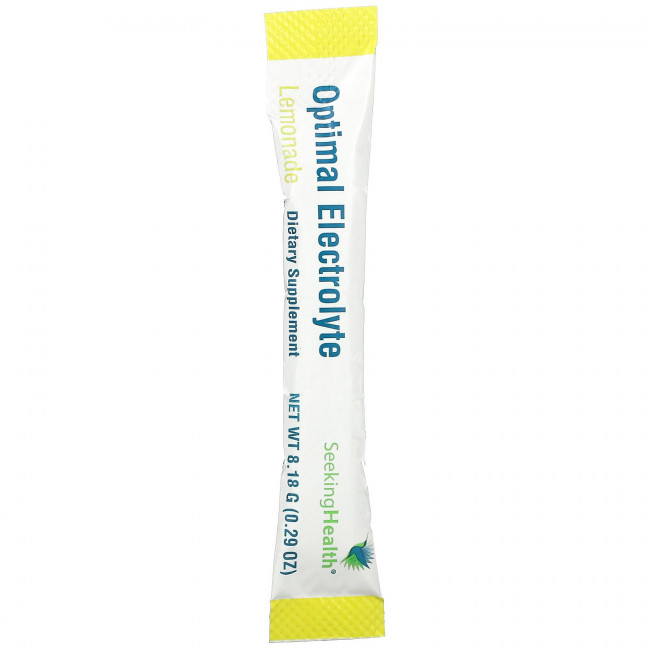 Seeking Health, Optimal Electrolyte, лимонад, 30 пакетиков по 8,18 г (0,29 унции) Seeking Health, Optimal Electrolyte, лимонад, 30 пакетиков по 8,18 г (0,29 унции)