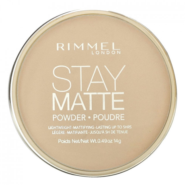 Rimmel London, Stay Matte, компактная легкая пудра с матирующим эффектом, оттенок 004 «Песчаная буря», 14 г Rimmel London, Stay Matte, компактная легкая пудра с матирующим эффектом, оттенок 004 «Песчаная буря», 14 г