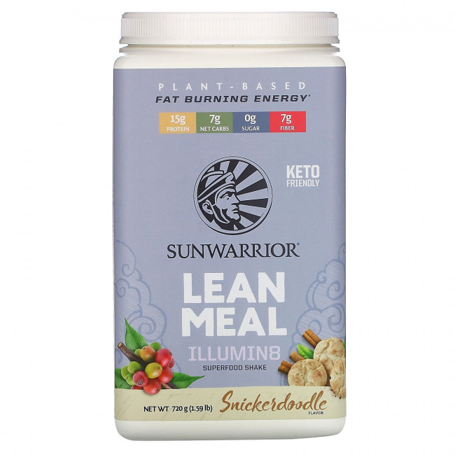 Sunwarrior, Illumin8 Lean Meal, Snickerdoodle, 720 г (1,59 фунта) Sunwarrior, Illumin8 Lean Meal, Snickerdoodle, 720 г (1,59 фунта)