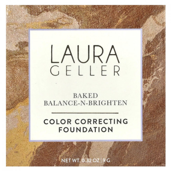 Laura Geller, Baked Balance-N-Brighten, Color Correcting Foundation, 0006027B Tan, 0.32 oz (9 g) Laura Geller, Baked Balance-N-Brighten, Color Correcting Foundation, 0006027B Tan, 0.32 oz (9 g)