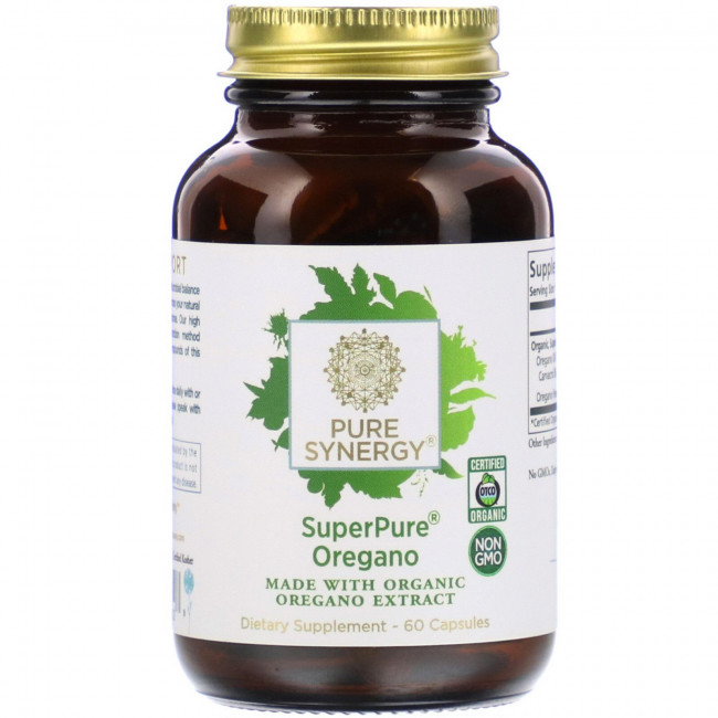 Pure Synergy, Орегано SuperPure, 60 капсул Pure Synergy, Орегано SuperPure, 60 капсул