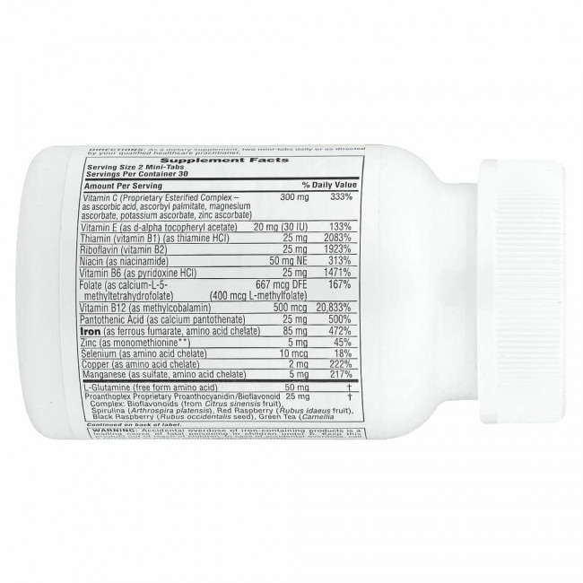 NaturesPlus, Hema-Plex, железо с незаменимыми питательными веществами для здоровых эритроцитов, 60 мини-таблеток с медленным высвобождением NaturesPlus, Hema-Plex, железо с незаменимыми питательными веществами для здоровых эритроцитов, 60 мини-таблеток с медленным высвобождением