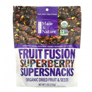 Made in Nature, Органический фруктовый Fusion Superberry Blast Supersnacks, 5 унций (142 г)