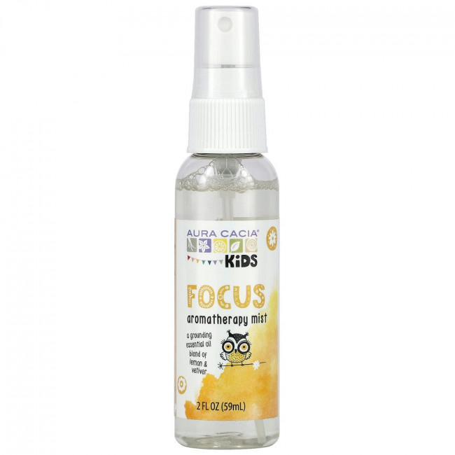 Aura Cacia, Kids, ароматерапевтический спрей для детей, 59 мл (2 жидк. Унции) Aura Cacia, Kids, ароматерапевтический спрей для детей, 59 мл (2 жидк. Унции)