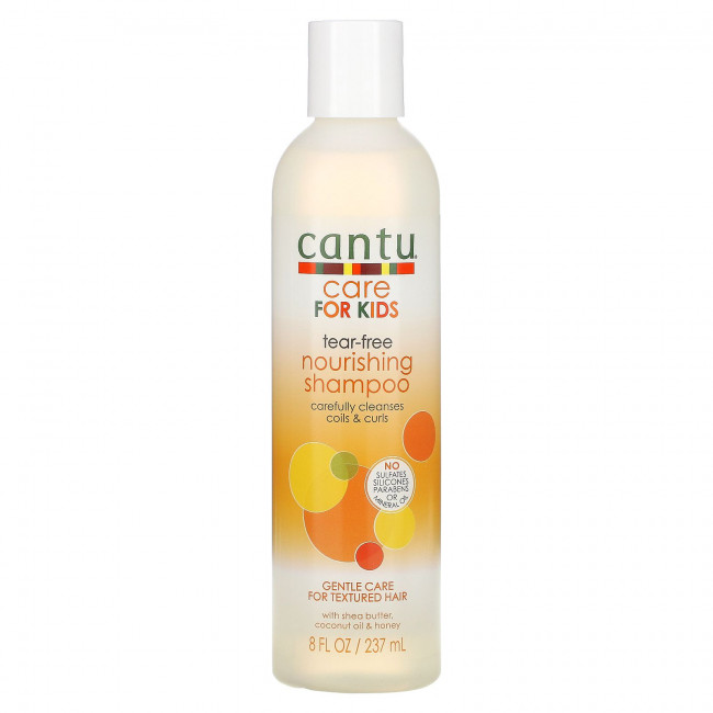 Cantu, Care For Kids, питательный шампунь без слез, нежный уход за текстурированными волосами, 237 мл (8 жидк. Унций) Cantu, Care For Kids, питательный шампунь без слез, нежный уход за текстурированными волосами, 237 мл (8 жидк. Унций)
