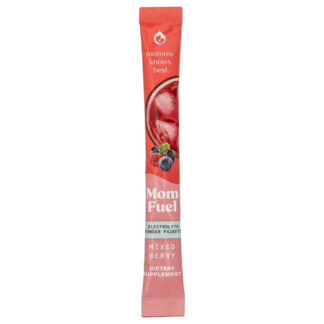 Mommy Knows Best, Hydrating Mom Fuel, ягодное ассорти, 16 пакетиков по 6,5 г (0,23 унции) Mommy Knows Best, Hydrating Mom Fuel, ягодное ассорти, 16 пакетиков по 6,5 г (0,23 унции)