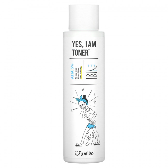 Jumiso, Yes, I am Toner, AHA 5%, 150 мл (5,07 жидк. Унции) Jumiso, Yes, I am Toner, AHA 5%, 150 мл (5,07 жидк. Унции)