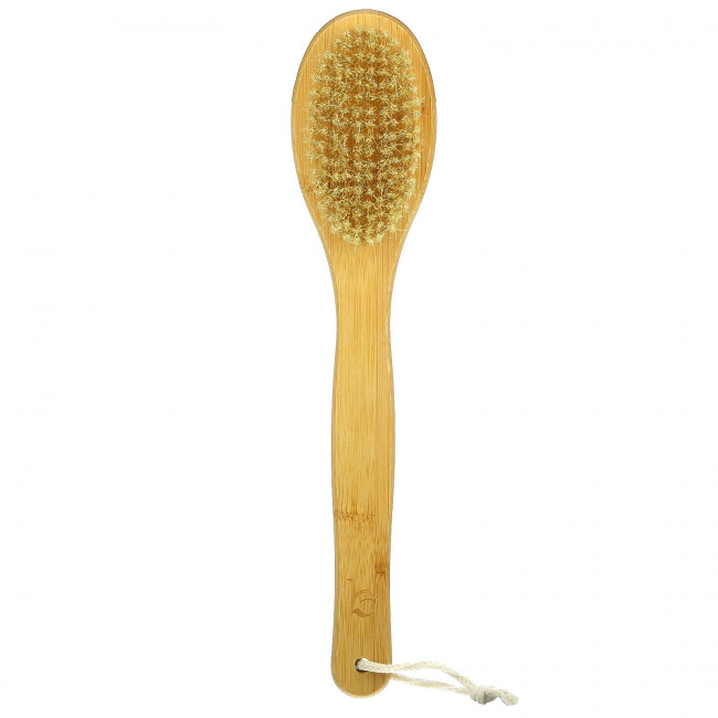 Beauty By Earth, Dry Brushing Body Brush, 1 Long Handled Brush Beauty By Earth, Dry Brushing Body Brush, 1 Long Handled Brush
