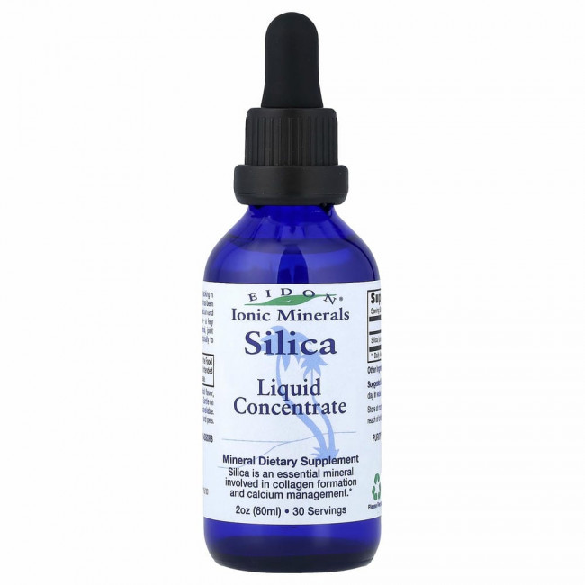 Eidon Mineral Supplements, Диоксид кремния, жидкий концентрат, 60 мл (2 унции) Eidon Mineral Supplements, Диоксид кремния, жидкий концентрат, 60 мл (2 унции)