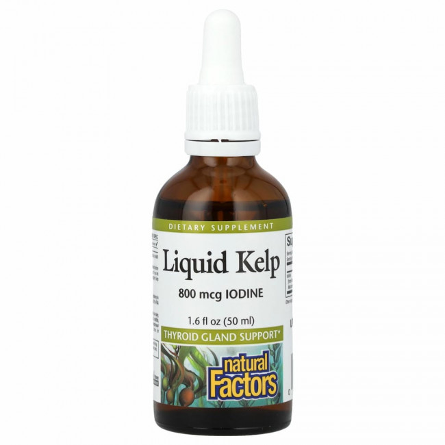 Natural Factors, жидкие водоросли, 800 мкг, 50 мл (1,6 жидк. унции) Natural Factors, жидкие водоросли, 800 мкг, 50 мл (1,6 жидк. унции)