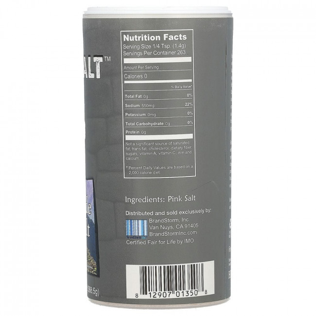 Natierra, Fair Trade Pink Salt, Fine, 13 oz (368.5 g)