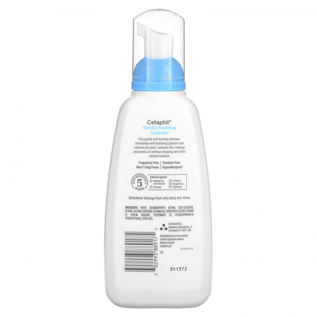 Cetaphil, Нежная пенка для очищения, 236 мл