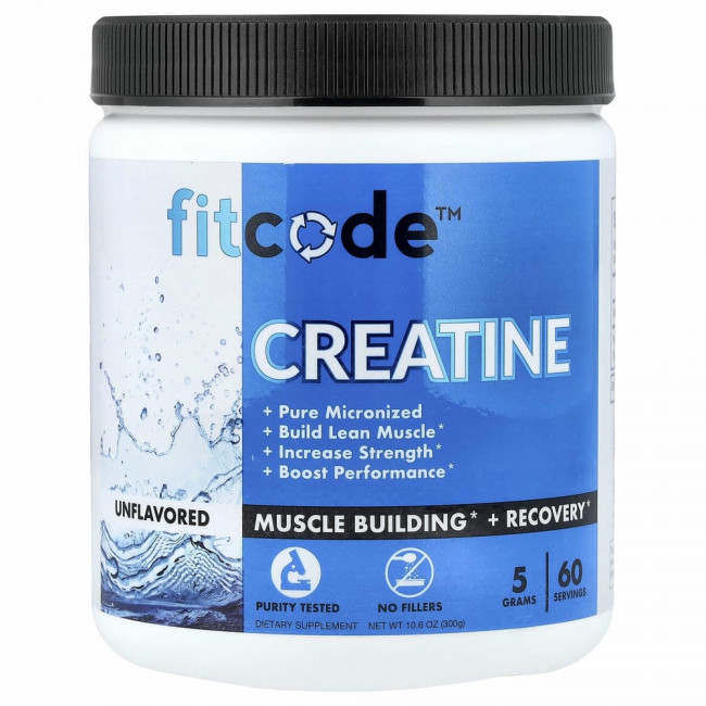 FITCODE, Креатин, без добавок, 5 г, 300 г (10,6 унции) FITCODE, Креатин, без добавок, 5 г, 300 г (10,6 унции)