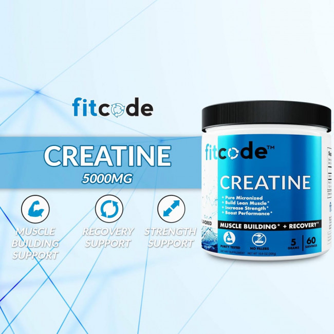 FITCODE, Креатин, без добавок, 5 г, 300 г (10,6 унции) FITCODE, Креатин, без добавок, 5 г, 300 г (10,6 унции)