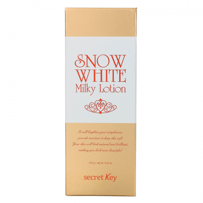 Secret Key, Молочный лосьон Snow White, 120 г (4,23 унции)