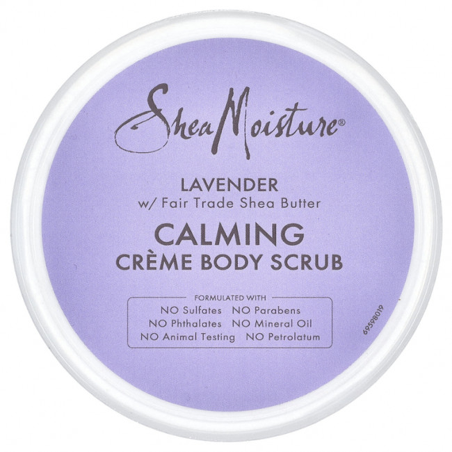 SheaMoisture, успокаивающий крем-скраб для тела, лаванда, 320 г (11,3 унции) SheaMoisture, успокаивающий крем-скраб для тела, лаванда, 320 г (11,3 унции)
