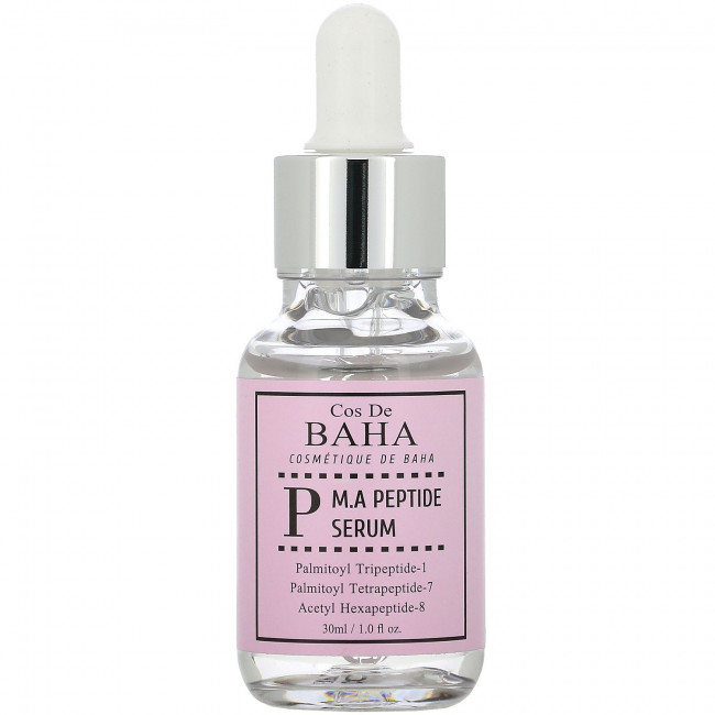 Cos De BAHA, P, M.A Peptide Serum, омолаживающая пептидная сыворотка, 30 мл (1 жидк. унция) Cos De BAHA, P, M.A Peptide Serum, омолаживающая пептидная сыворотка, 30 мл (1 жидк. унция)