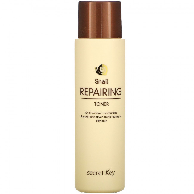 Secret Key, Восстанавливающий тоник Snail Repairing Toner, 5,07 жидких унций (150 мл) Secret Key, Восстанавливающий тоник Snail Repairing Toner, 5,07 жидких унций (150 мл)
