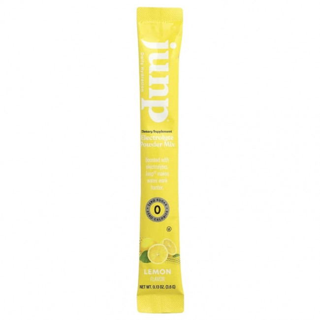 JUNP Hydration, электролитная порошковая смесь, со вкусом лимона, 20 пакетиков по 3,6 г (0,13 унции) JUNP Hydration, электролитная порошковая смесь, со вкусом лимона, 20 пакетиков по 3,6 г (0,13 унции)