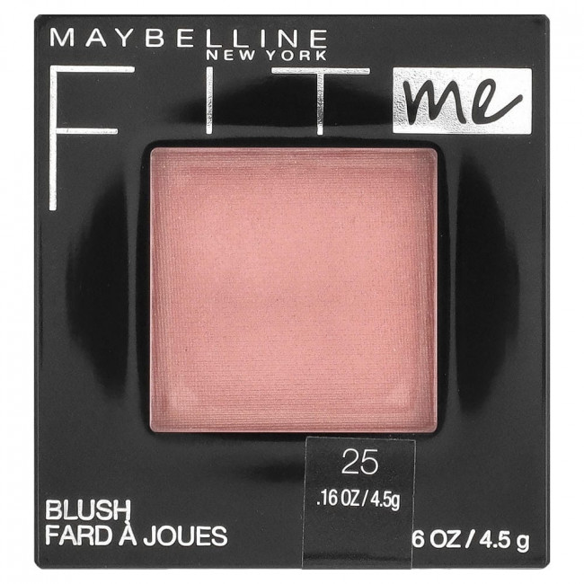 Maybelline, Fit Me, Blush, 25 Pink, 0.16 oz (4.5 g) Maybelline, Fit Me, Blush, 25 Pink, 0.16 oz (4.5 g)