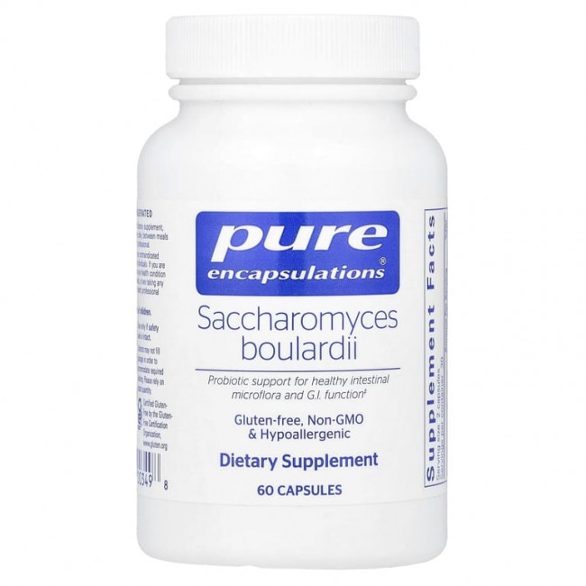 Pure Encapsulations, Сахаромицеты Буларди, 60 капсул (5 млрд КОЕ в каждой капсуле) Pure Encapsulations, Сахаромицеты Буларди, 60 капсул (5 млрд КОЕ в каждой капсуле)