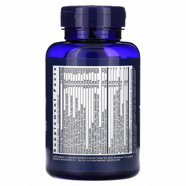 Life Extension, Two-Per-Day Multivitamin, 60 Tablets