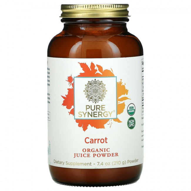 Pure Synergy, Carrot Powder, 7.4 oz ( 210 g) Pure Synergy, Carrot Powder, 7.4 oz ( 210 g)