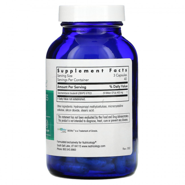Nutricology, Restore-Biotic, сахаромицеты Буларди, 120 вегетарианских капсул Nutricology, Restore-Biotic, сахаромицеты Буларди, 120 вегетарианских капсул