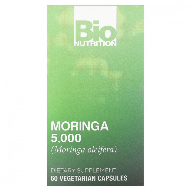 Bio Nutrition, Moringa Super Food, 500 мг, 60 растительных капсул Bio Nutrition, Moringa Super Food, 500 мг, 60 растительных капсул
