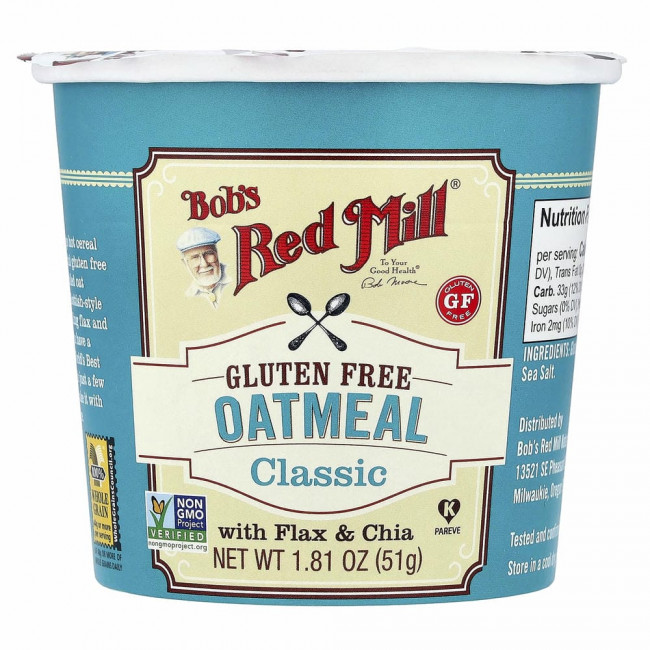 Bob's Red Mill, Овсянка, классическая, 51 г (1,81 унции) Bob's Red Mill, Овсянка, классическая, 51 г (1,81 унции)